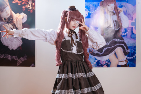 【コスプレ】ゴスロリに浴衣、メイド服まで!「邪神ちゃんフェス2」ヒロイン「花園ゆりね」の多彩なコスを披露した人気レイヤー・月海つくね 画像